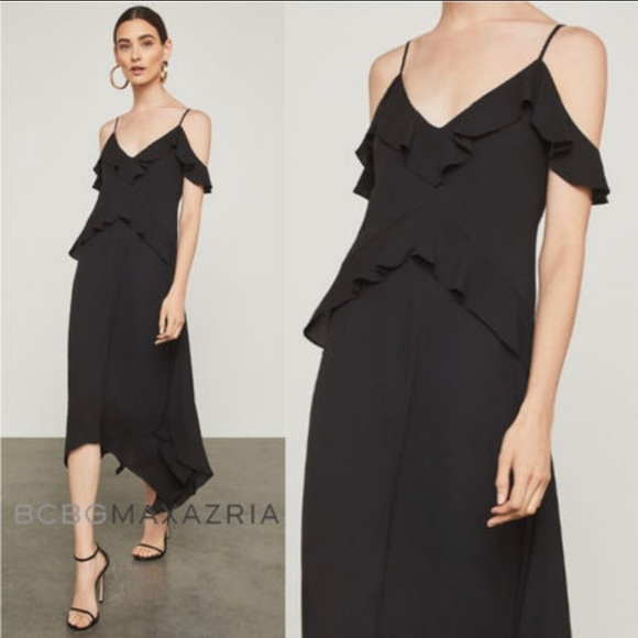 BCBG Beautiful Black Cocktail Dress - Picture 1 of 17